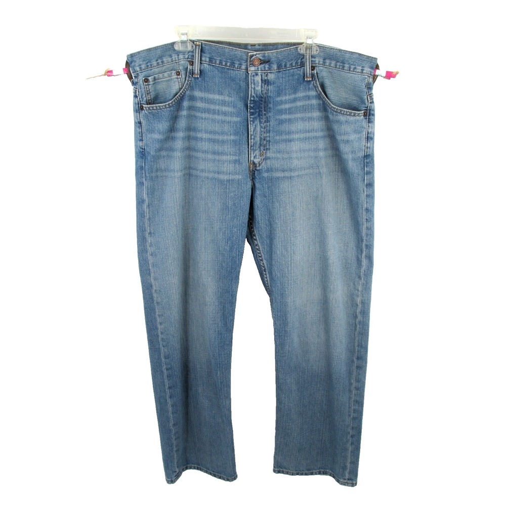 Levis 569 Bootcut Jeans Mens 40x32 Blue Denim Med Wash Relaxed Cowboy 00569-0601